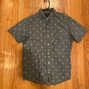 Bonobos short sleeved button down shirt, men’s large